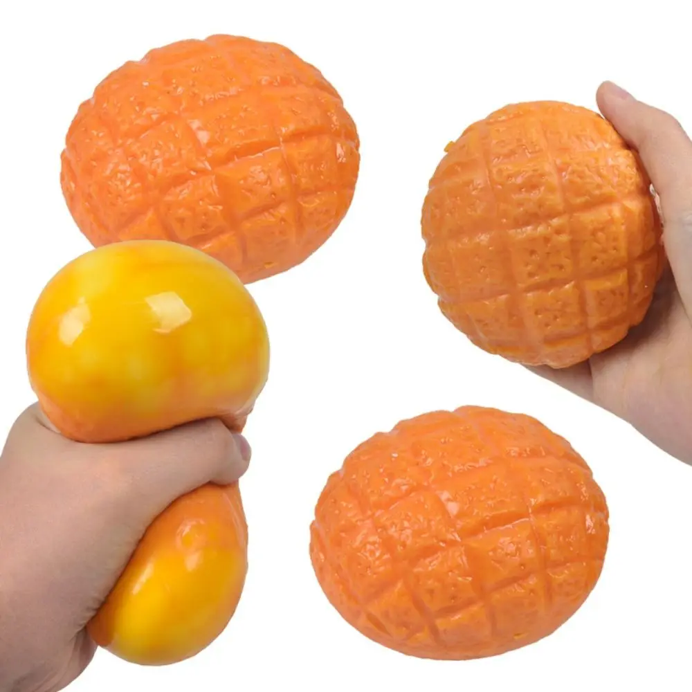 Bread Steamed Stuffed Bun Squeeze Toy Novelty Pineapple Bun Croissant Deep-fried Dough Sticks Sensory Toy Funny Toys