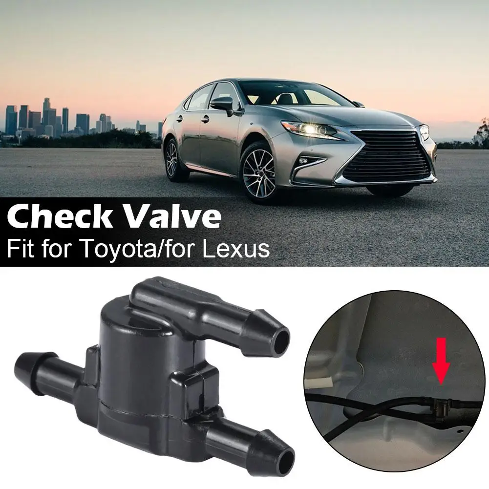 Car Check Valve Wiper Washer Windshield Check Valve 8532128020 for Toyota Black Color D8L5