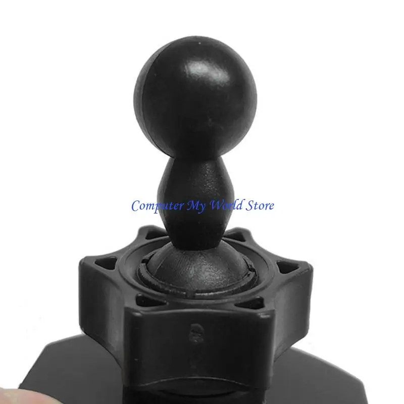محول محول مزدوج Ballhead امتداد محول محول توصيل قوس لسيارة الهاتف المغناطيسية 17 مم حامل مستودع GPS Savigator