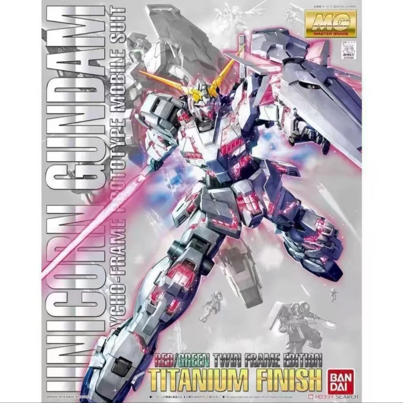 

В наличии: Оригинальная модель Bandai MG 1/100 MG-Gundam Unicorn Gundam, новая, в коробке, фигурка аниме-персонажа, игрушка-модель