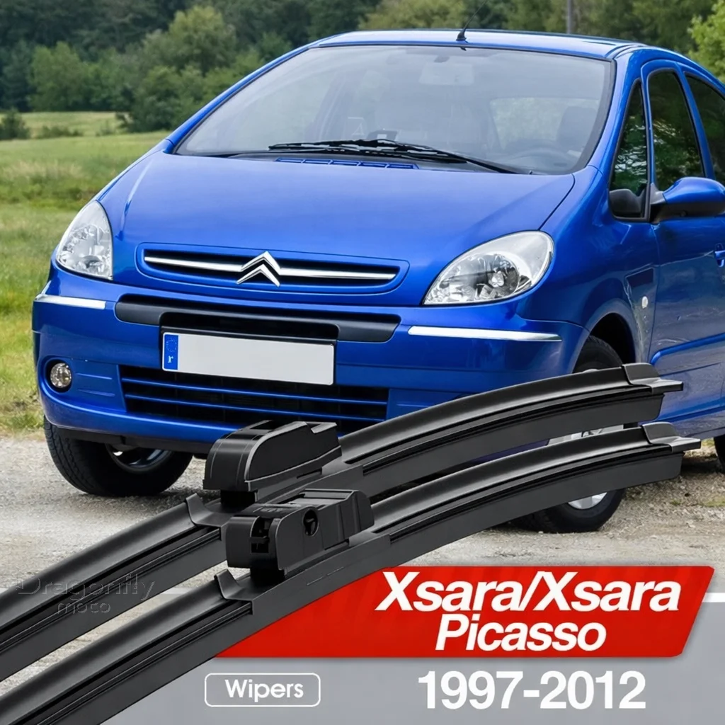 

Front Windshield Wiper Blades 2pcs Windscreen Window Accessories 1998 2003 2008 2010 For Citroen Xsara Xsara Picasso 1997-2012
