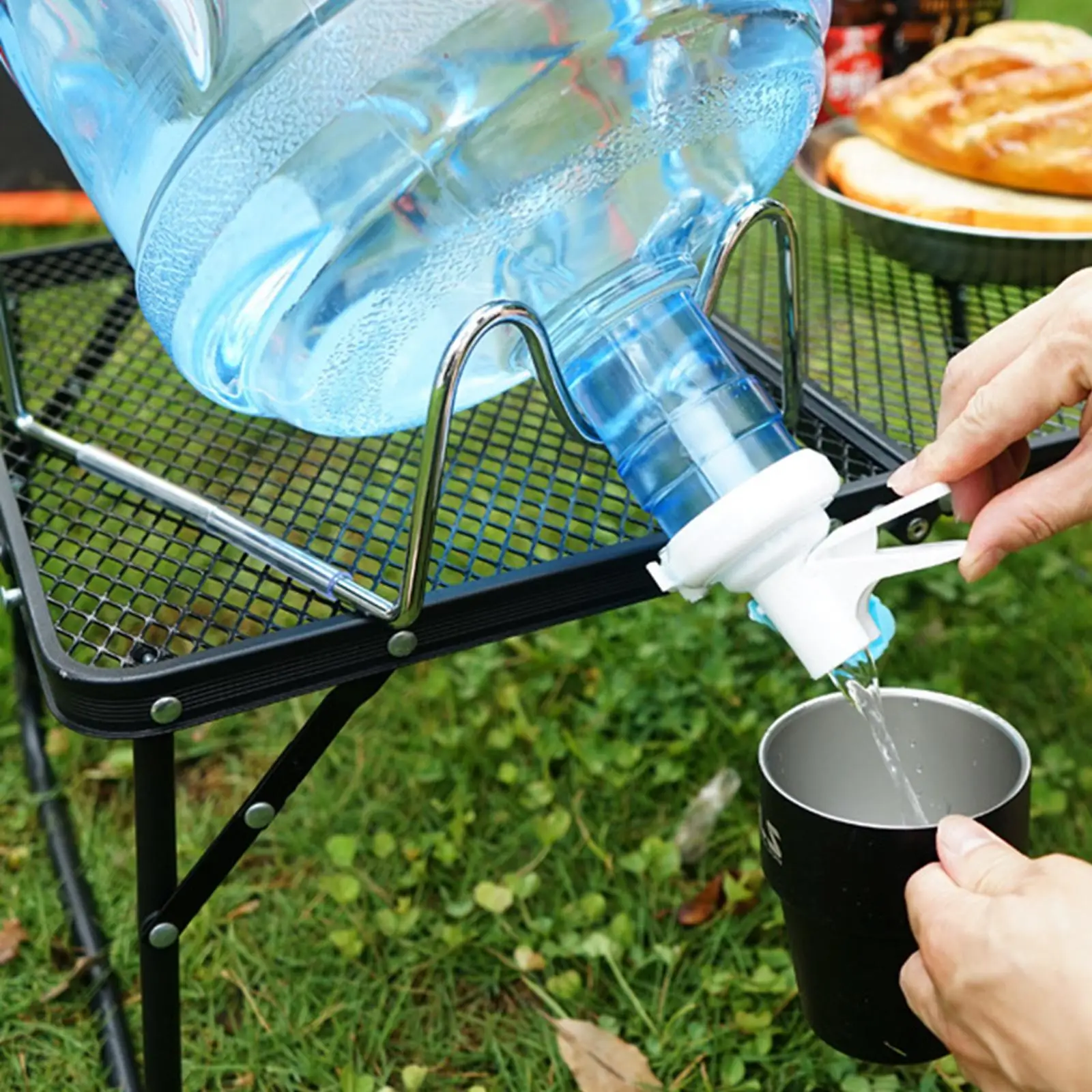 

Water Jug Holder Accessories Dispenser with Faucet Drink Durable for Parties