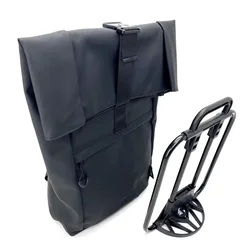 Folding Bike Waterproof Bags Use For Brompton Birdy Bicycle Front Carrier Bags & Panniers With Aluminum Mount