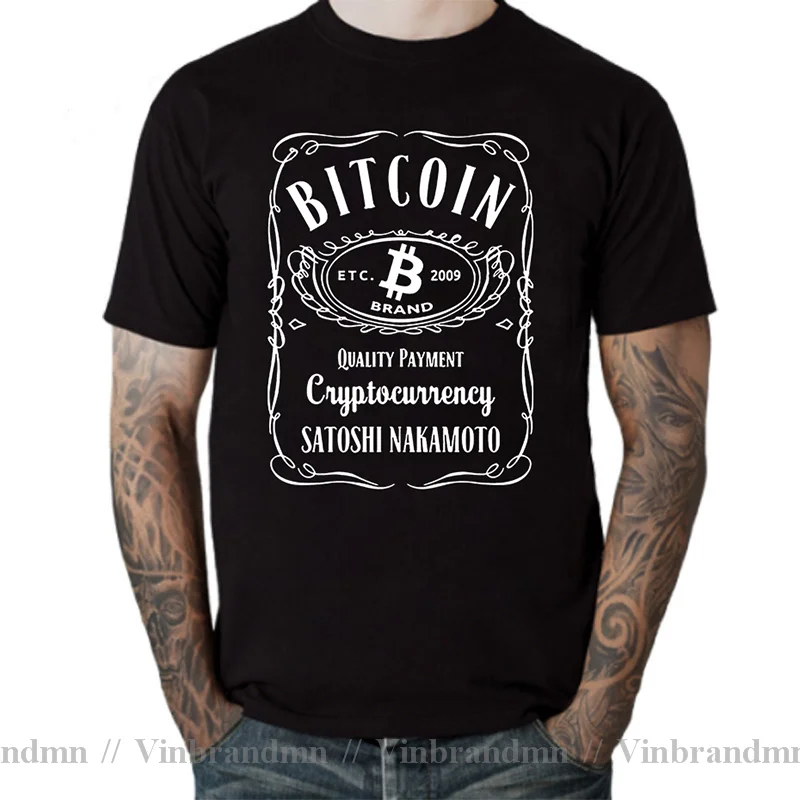 Men's It's Time For Plan B Bitcoin BTC Crypto Currency T Shirts Cryptocurrency Blockchain Geek Clothes Oil Gas Petrol Motorsport