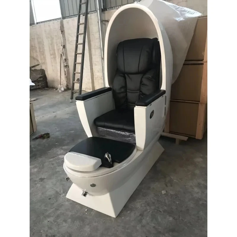 high quality Hot Sale White Modern Pipels Foot Massage Manre High Back Throne King Kids Pedre Spa Chair Station view 4