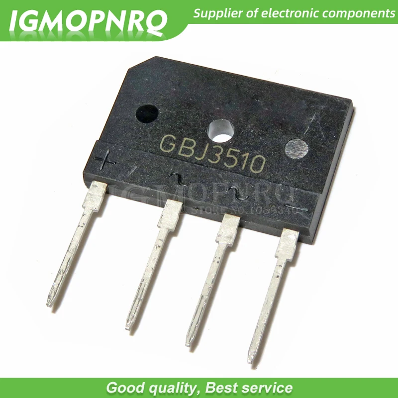 10pcs GBJ3510 ZIP bridge rectifier 35A 1000V new original