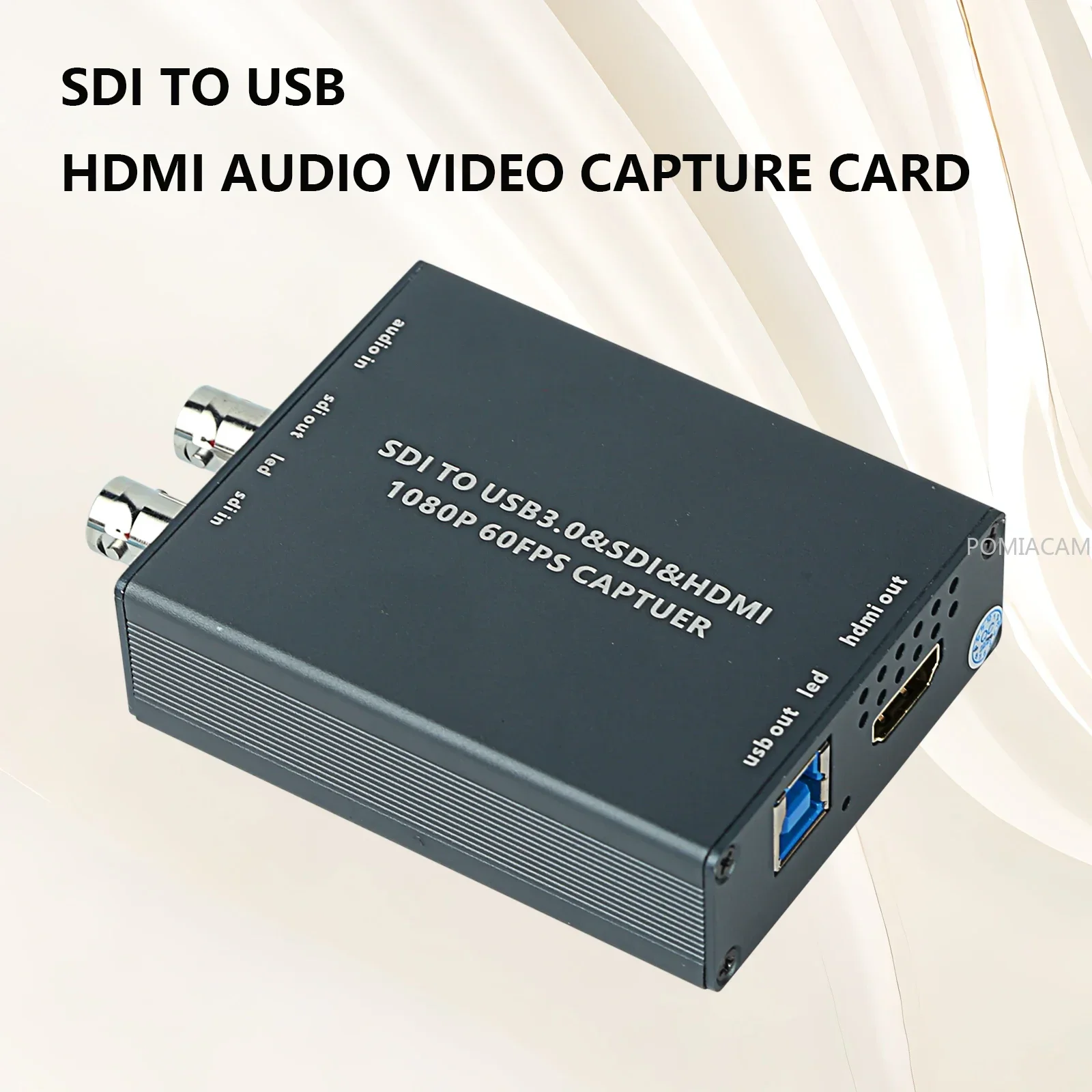 

SDI To USB3.0 Video Capture,HDMI To USB 3.0 HD 1080P Live Streaming Video Grabber Converter SDI Dual Input Capture Card