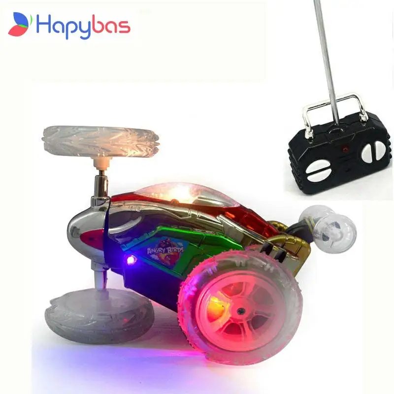 Funny Mini RC Car Remote Control Toy Stunt Car Monster Truck Radio Electric Dancing Drift Model Rotating Wheel Vehicle Motor