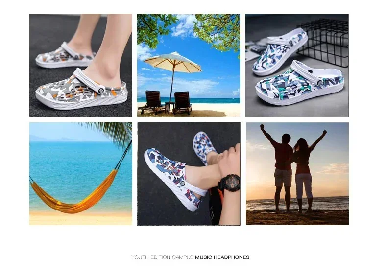 2026 Neue Modische Sandalen für Herren, Clog-Sandalen, Bequeme Atmungsaktive Strandsandalen für Männer und Frauen, Clogs-Hausschuhe mit Weicher Sohle, Herrenschuhe – Detail 2
