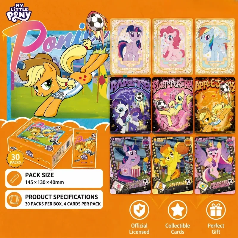 Genuine Kayou My Little Pony‌ Peripheral Game Card Friendship Is Magic 7th 8th Round Game Collection Card Surprise For Friends