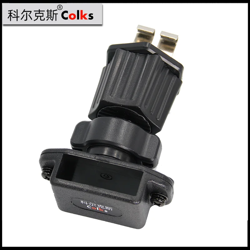 Colks Car Vent Walkie Talkie Mount 2 Way Radio Belt Clip Car Holder Steel Hook Car Vent Walkie Talkie Bracket for BaoFeng UV5R