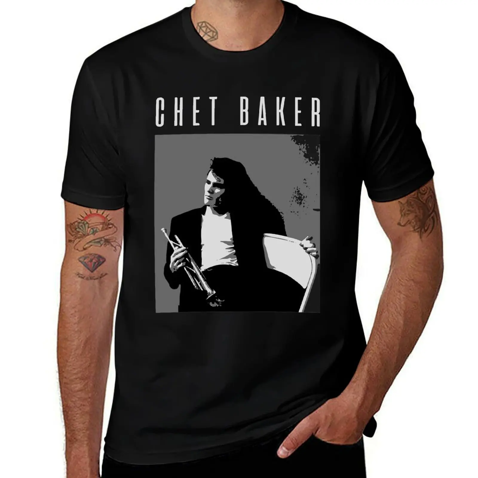 

Tribute to Chet Baker - BW2 T-Shirt funny gifts korean fashion vintage street wear mens graphic t-shirts anime