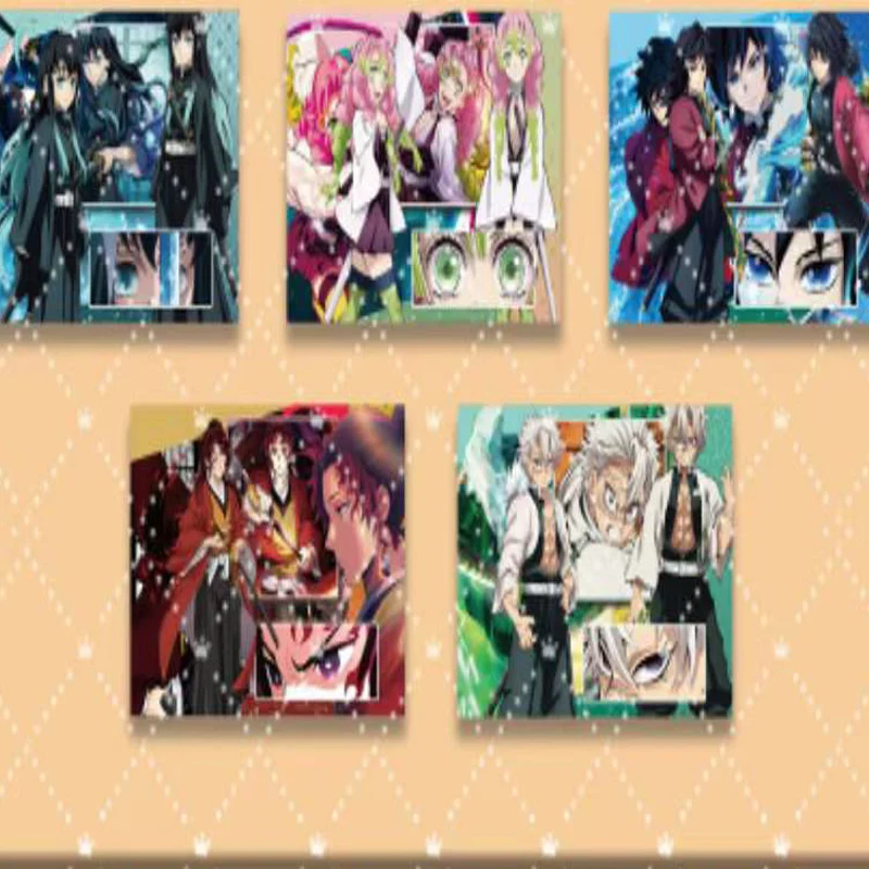 2025年 鬼滅の刃 高透明アクリルクリスタルブロック 卸売 アニメキャラクター コレクションカード ホビー ギフト 子供向けおもちゃ