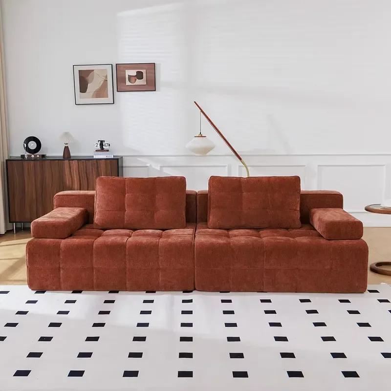 Modular Sofa Cover for Lawrence Compression Set Foldable Bed Living Room Furniture Protector Vacuum Storage Compatible