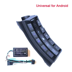 Car Steering Wheel Remote Control for 2 DIN Android Radio Player Backlight Version 10-key