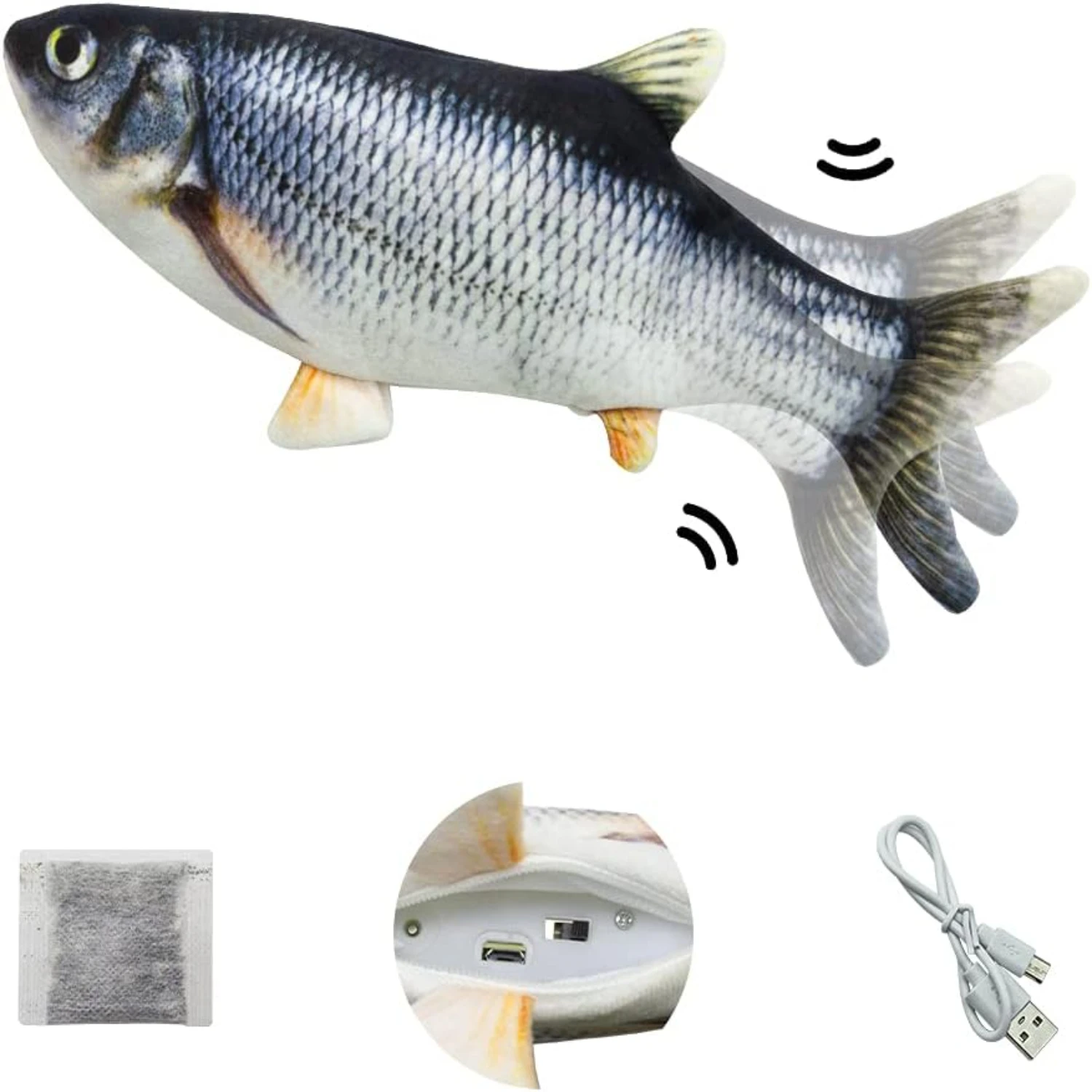 

Colorful, Durable and Interactive Rechargeable Swimming Toy for Cats and Dogs - Enhancing Physical Activity and Mental Stimulati