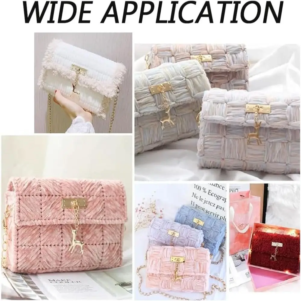 Handbag Accessories Plastic Bag Mesh Grid White Blank Bag Sheets Mesh Canvas Acrylic Yarn Crafting Knit