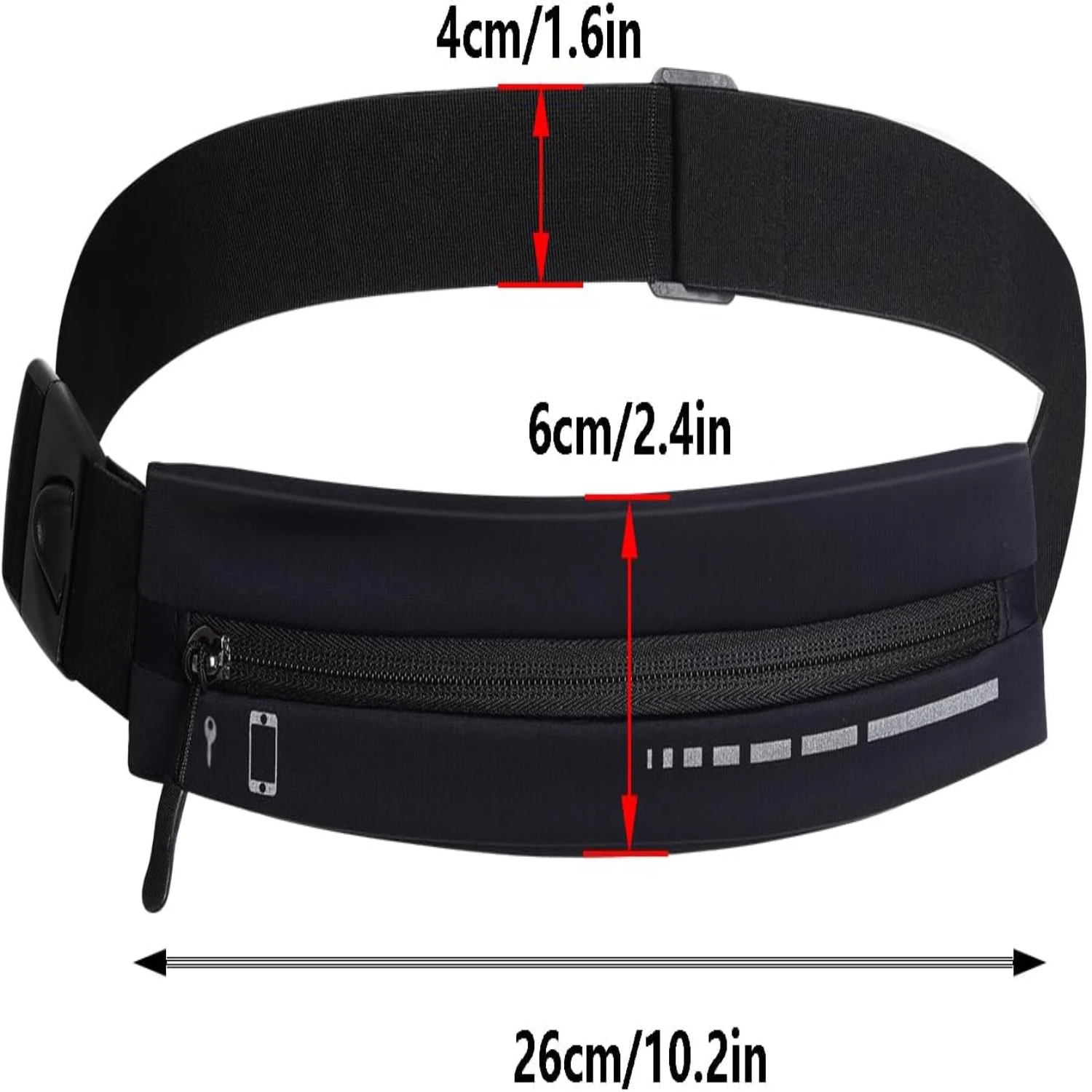 Enhanced Performance Running and Cycling Belt - Ideal for Athletes Seeking Maximum Comfort and Effectiveness During Training. Hi