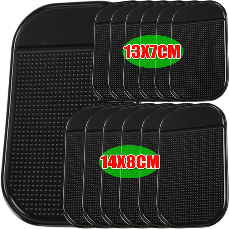 1/2/4/6/10PCS Car Dashboard Silicone Anti-Slip Pad Phone Storage Holder Car Interior Storage Non-Slip Sticky pad Phone Mount