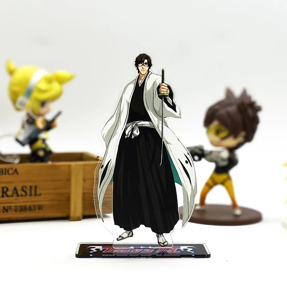 Bleach Aizen Sousuke acrylic stand figure model plate holder cake topper anime toy