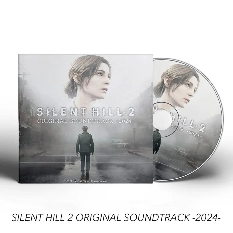 Новая игра SILENT HILL 2 Akira Yamaoka Music CD 2024 Remake Album 3 шт. Музыкальная запись Косплей Walkman Car Soundtracks Box Collection