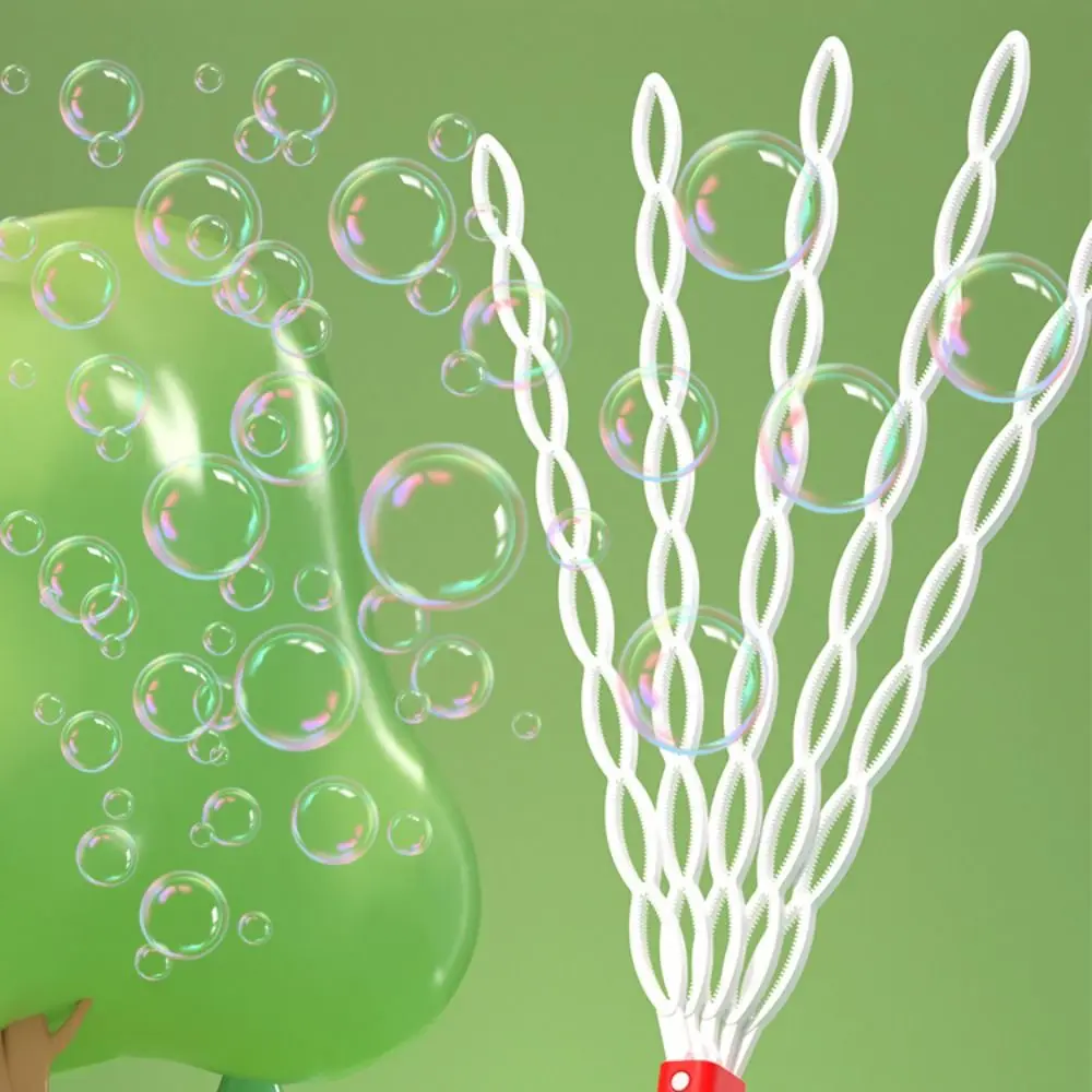 40 Hole Bubble Stick 5 Claws Shaped Soap Blowing Children's Bubble Wand Fun Tube Toy Big Bubble Wands Wedding Party Favors