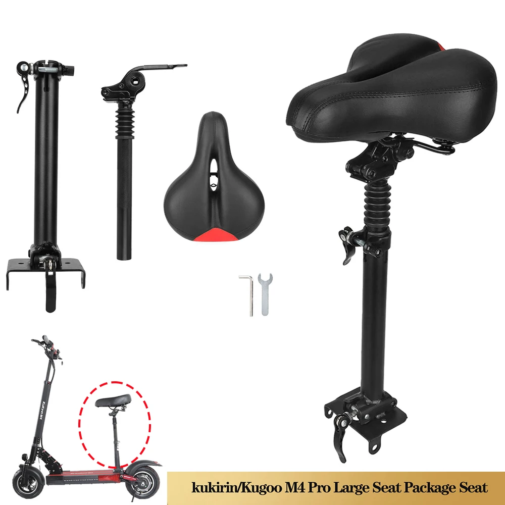 

Большое сиденье для стула kukirin/KugooM4, регулируемая амортизация, седло для электрического скутера, часть