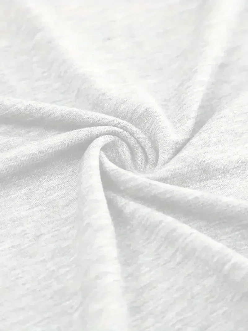 เสื้อยืดคอกลมพิมพ์ลาย Heart & Elephant เสื้อยืดแขนสั้นลําลองสําหรับฤดูใบไม้ผลิและฤดูร้อน เสื้อผ้าผู้หญิงขนาดบวก