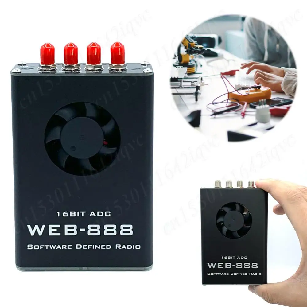 Web-888 16Bit ADC Web Software Defined Radio 62M Bandwidth 10 KHz To 60 MHz HF VHF Web SDR Radio GPS Module Radio for Amateur