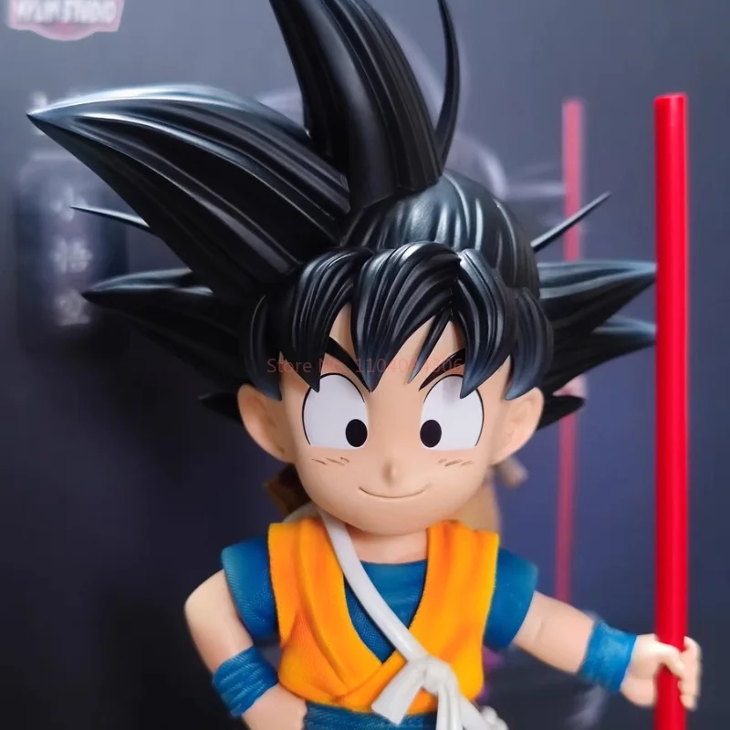 En Stock Anime Dragon Ball Son Goku figura chico Goku figuras de acción 22cm colección de estatuas de Pvc modelo juguete regalos de navidad para Fans