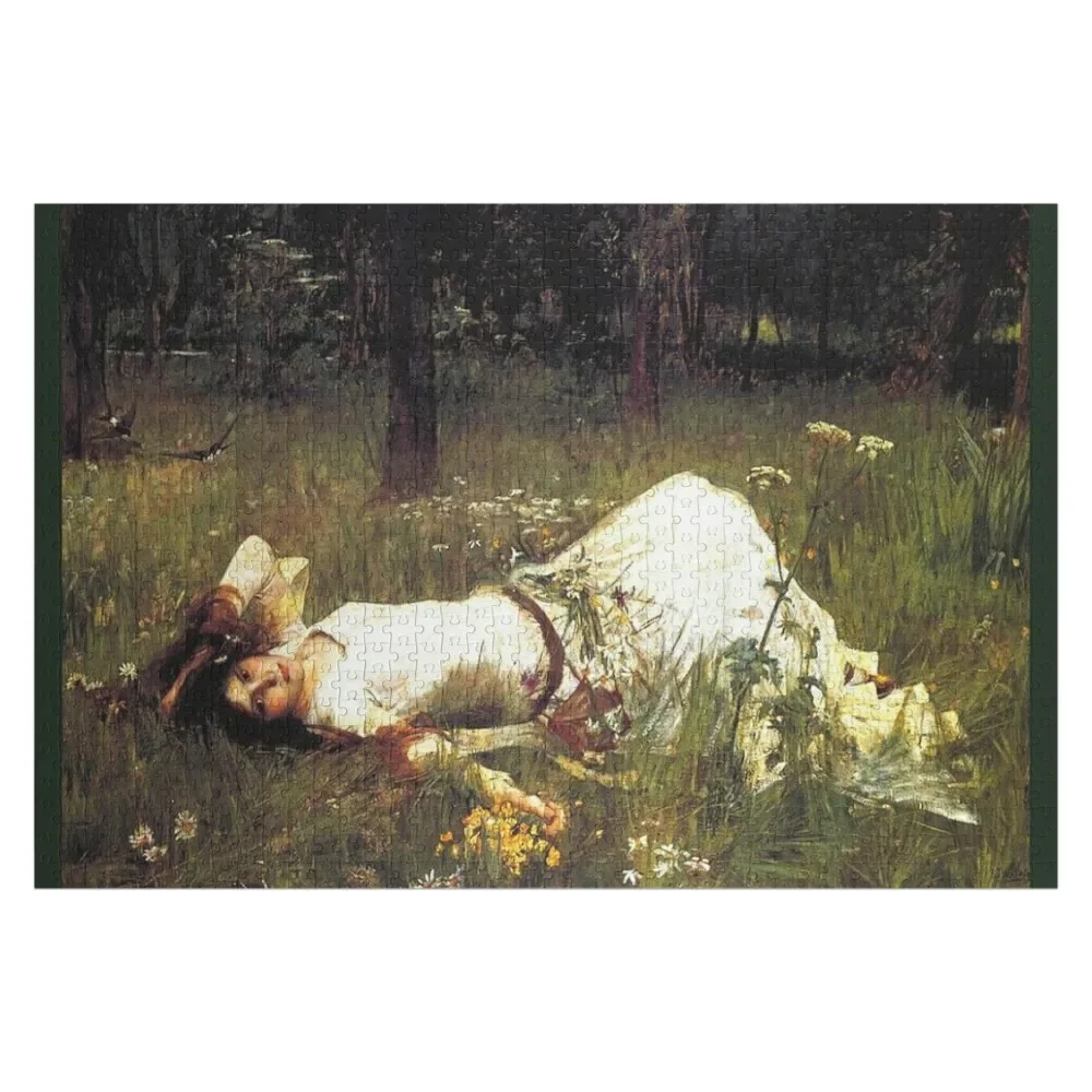 John William Waterhouse - Ophelia 1889 Jigsaw Puzzle Personalized Gift Married Customized Photo Puzzle