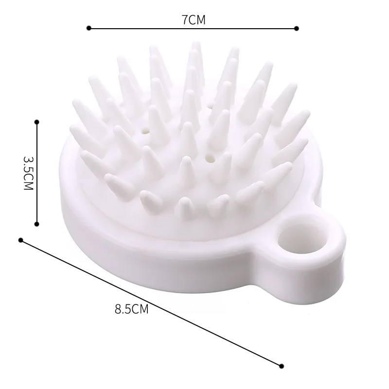 Portátil Shampoo Artefato Massagem Pente para Adultos, Cabeça Shampoo Escova, Silicone Scratcher, couro cabeludo limpo, banho, SPA