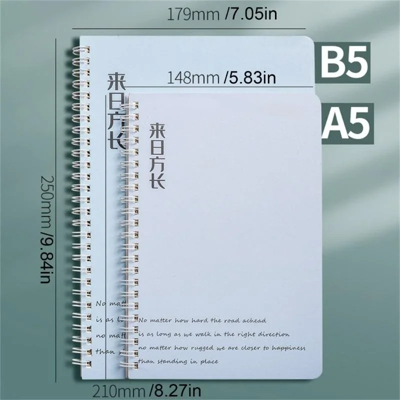 4 Pcs A 5 B5 Stationery Notebooks 60 Sheets Travel Notebook Spirals Notebook Journal Notebook Business Notepads F19E