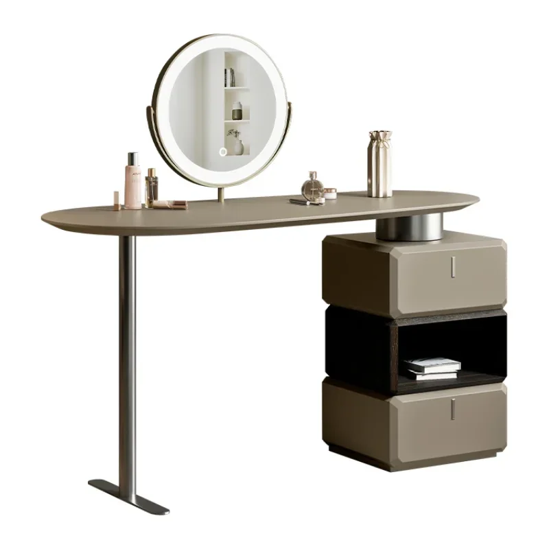 Cajón espejo tocador juegos maquillaje moderno niñas almacenamiento Tocador lujo mujeres Tocador Maquillaje muebles de dormitorio