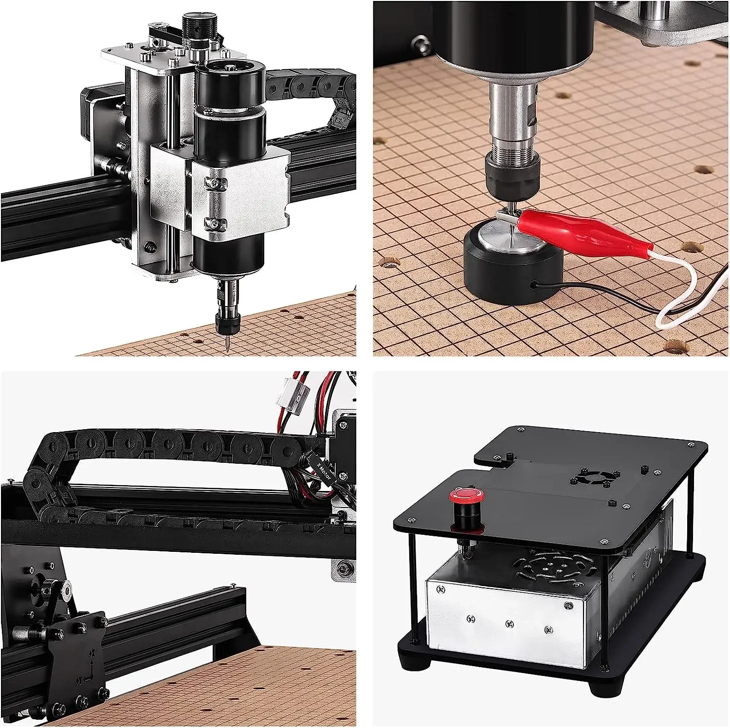 4540 CNC 500w Spindle Metal Milling Machine 40W Laser Engraving Machine 3D Printer Cutter Woodworking Tools for CNC