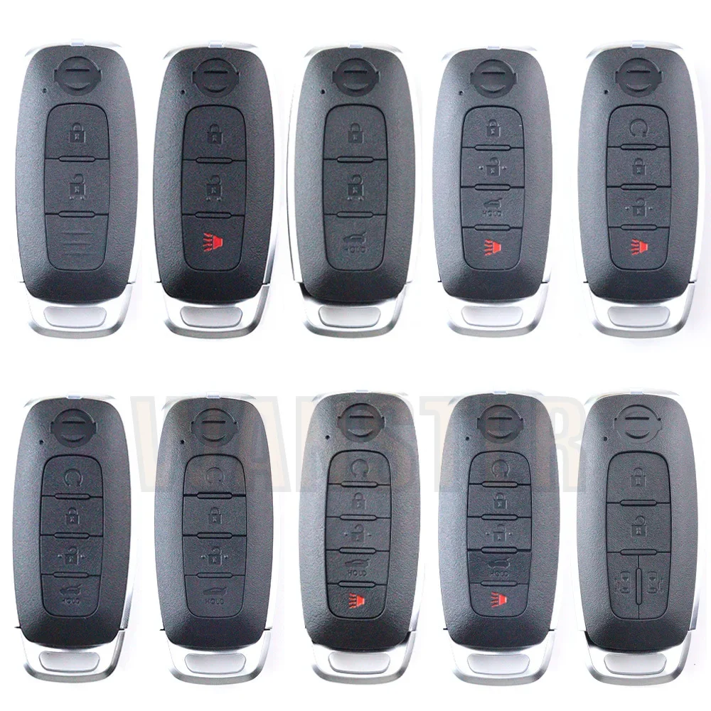

2 3 4 5 Bottons Car Key Fob Case Shell Housing for Nissan X-trail T33 Qashqai J12 Teana Altima Ariya Juke Kicks Sakura 2023 2024