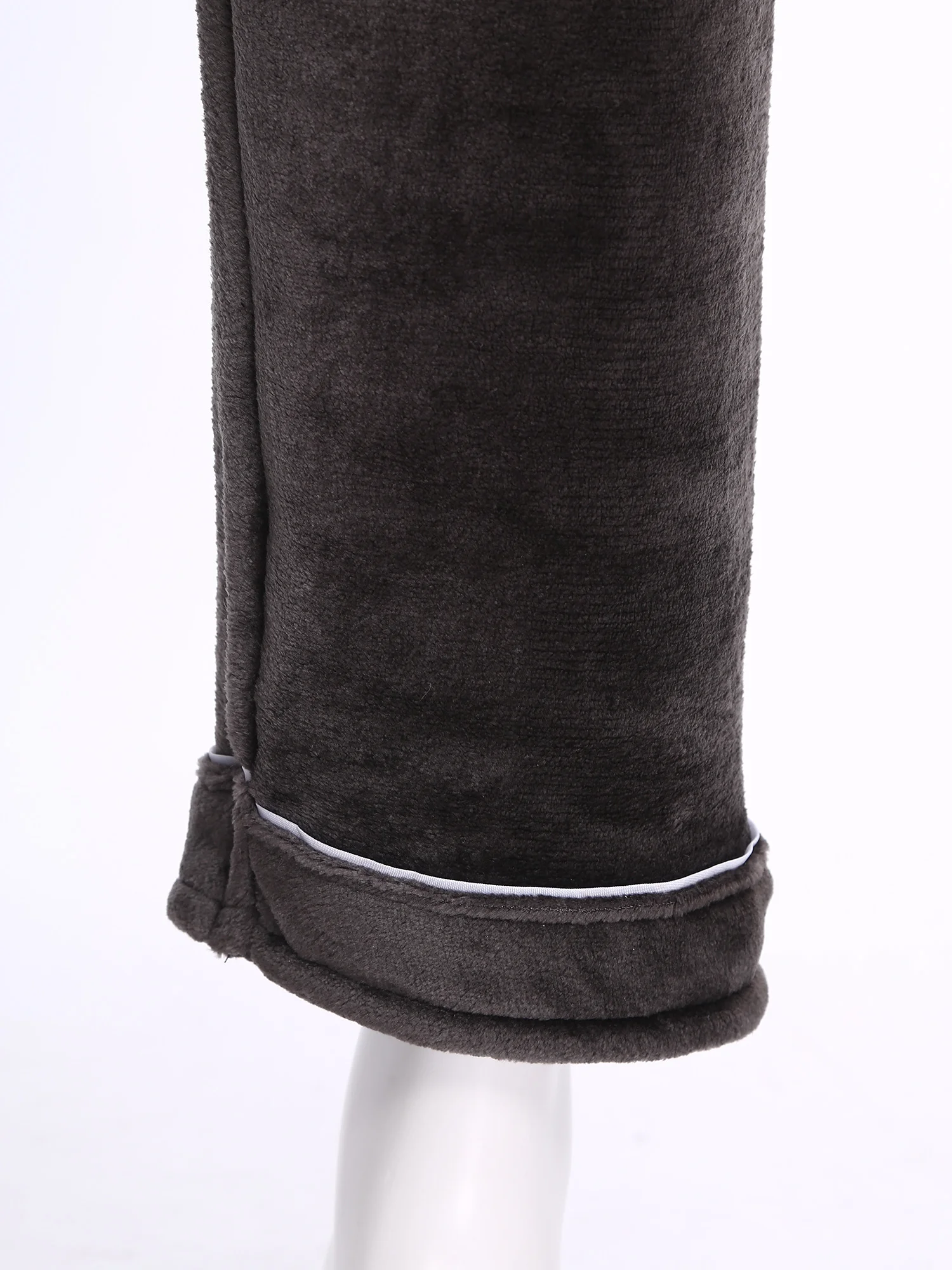 

Casual Men Winter Flannel Pajama Pants Warm Bottoms Elastic Waistband Nightwear Trousers Homewear for Lounging Leisure Time