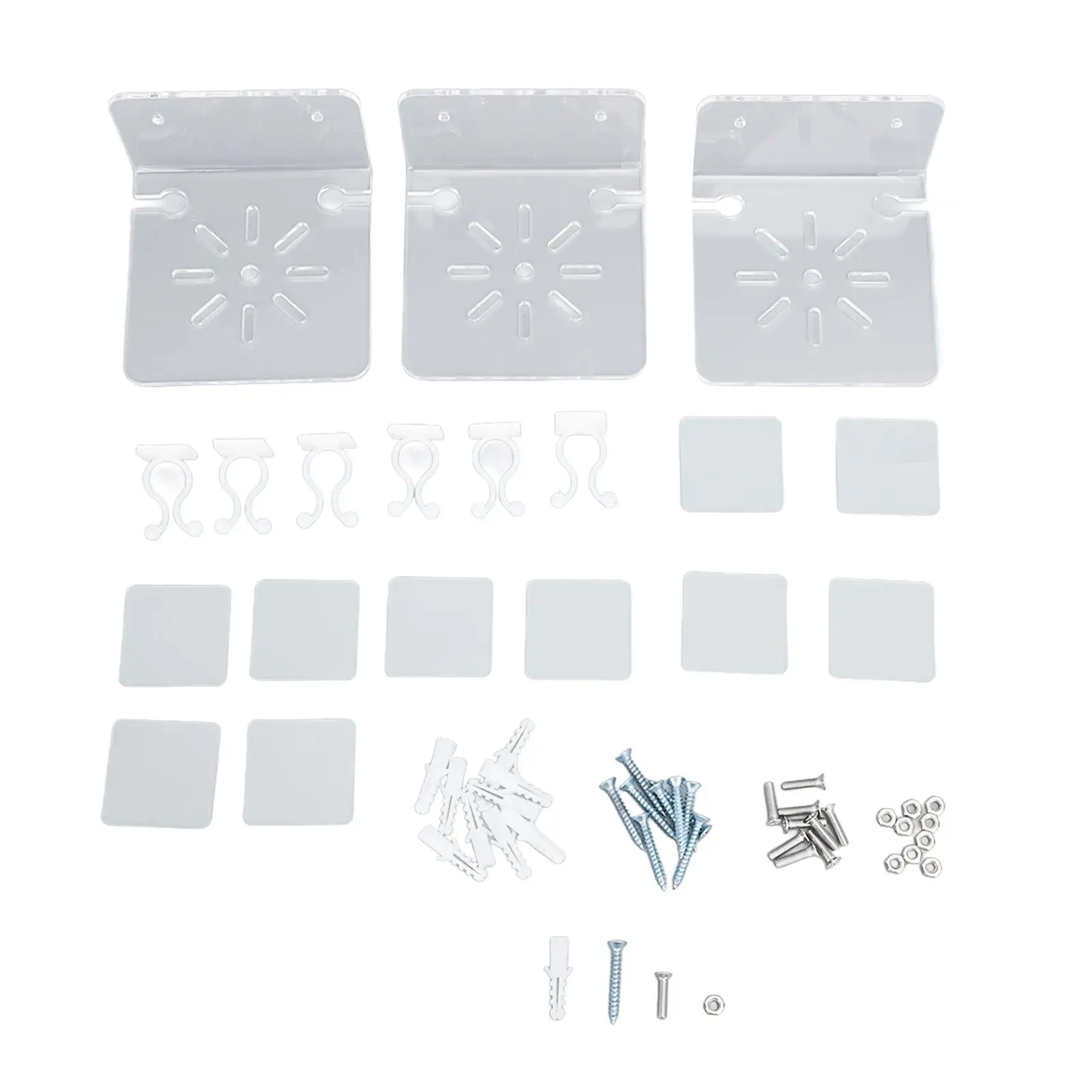 

Плавающая полка Водонепроницаемая Прочная Экономия места Нержавеющая Простая в установке полка для ванной комнаты