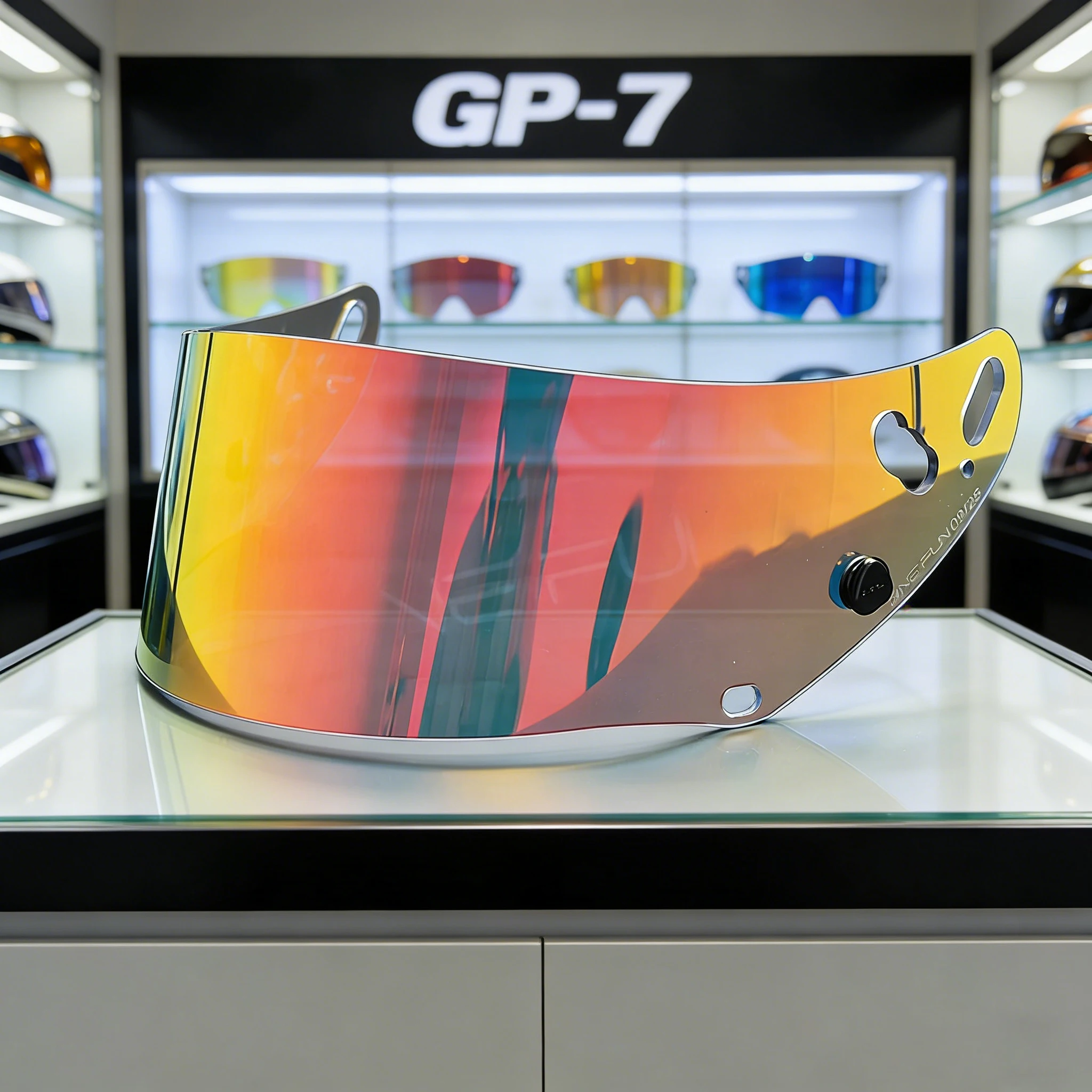 Motorcycle Helmet Visor Replacement Lens For GP-7 GP7 Helmet Shield Uv Visor for arai