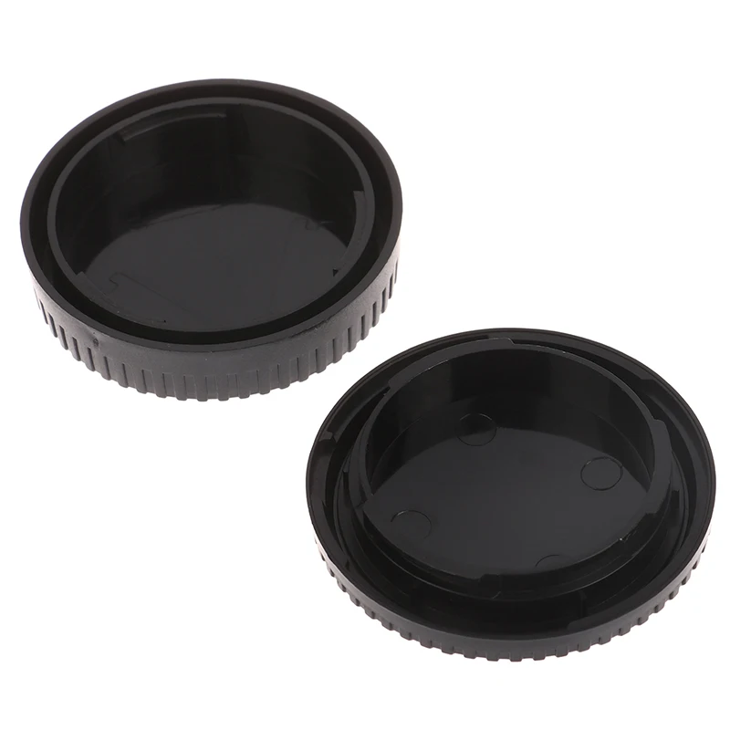 For Fujifilm X mount Lens Rear Cap / Camera Body Cap Plastic Black Lens Cap Cover Set for XT2 XT3 Xt4 XE3 XE4 XS10 XH1 XH2 Xpro3