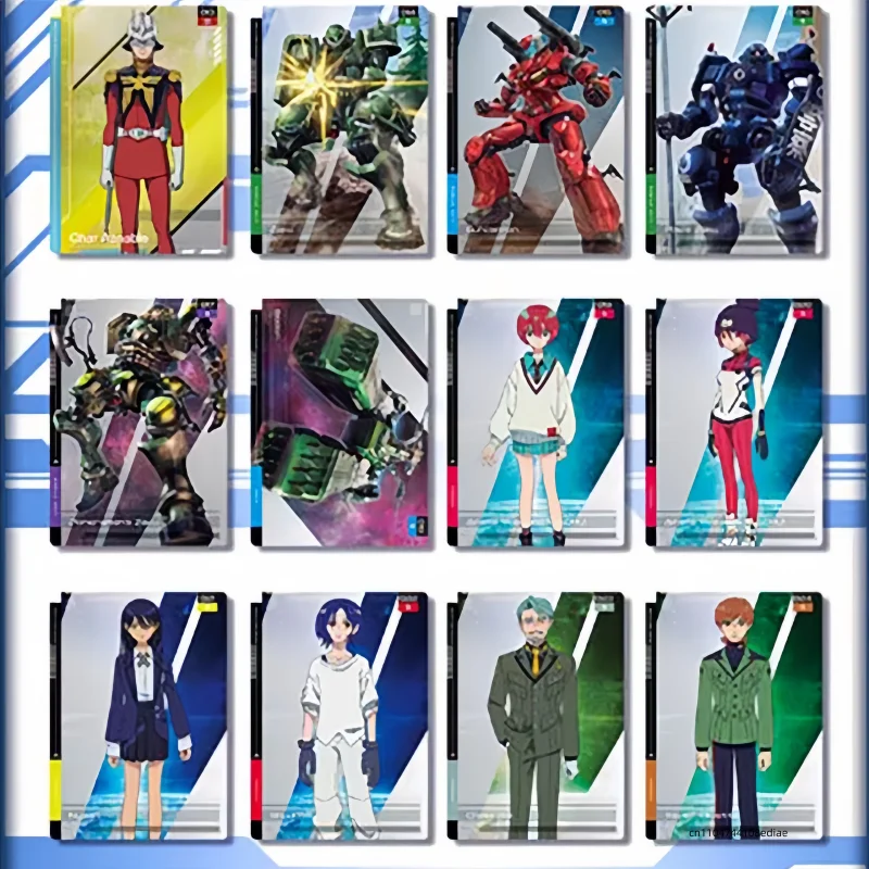 BANDAI genuino traje móvil Gundam SEED batalla a través del tiempo GQuuuuuuX tarjetas de juego de colección animación periférica regalos de vacaciones