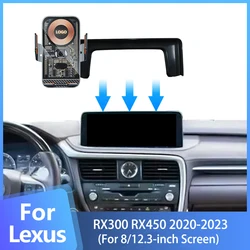 For Lexus RX300 RX450 2020 2021 2022 20203 Car Mobile Phone Mount Holder 8.0/12.3-Inch Central Control Screen Base Accessories