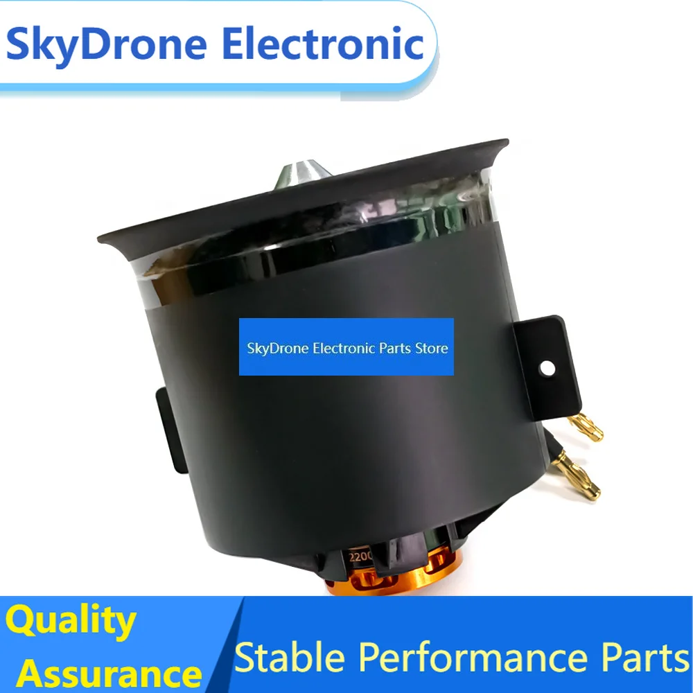 SkyDElQX-MOTOR 70mm EDF 12 Blades Ducted Fan CW CCW QF3027 2200KV Brushless Motor Use 100A ESC For Remote Control Toy Parts