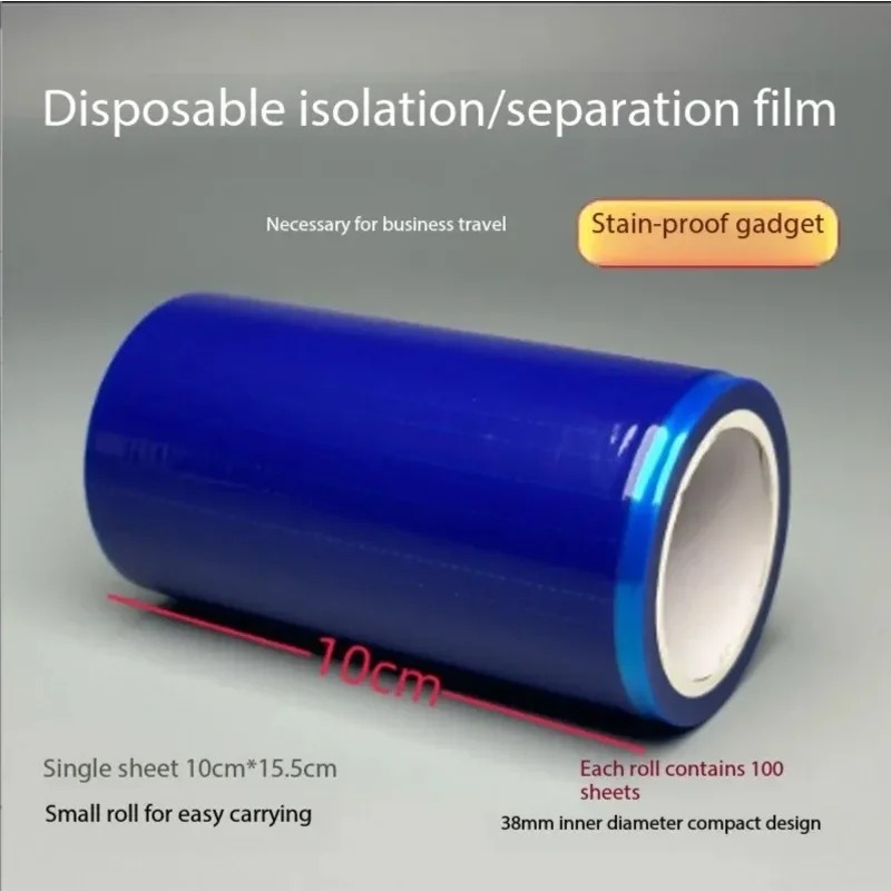 100 قطعة من شريط فيلم الحاجز للمراحيض والحمامات يمنع الأوساخ والبقع على مقابض الأبواب والمفاتيح دون ترك علامات #2