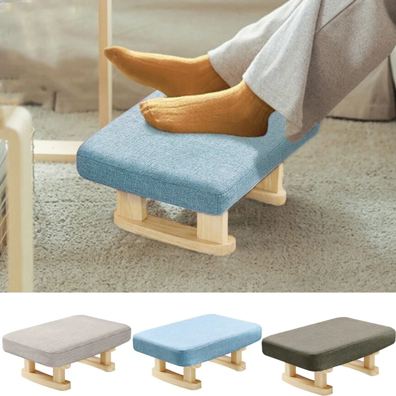 1Pc Creative Small Wood Stool Foot Rest Sofa Living Room Chair