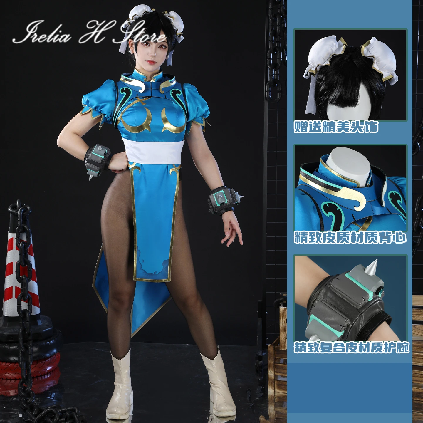 

Irelia H Store O W Juno Chun li Косплей Костюм для женщин игровой косплей сексуальное платье женское