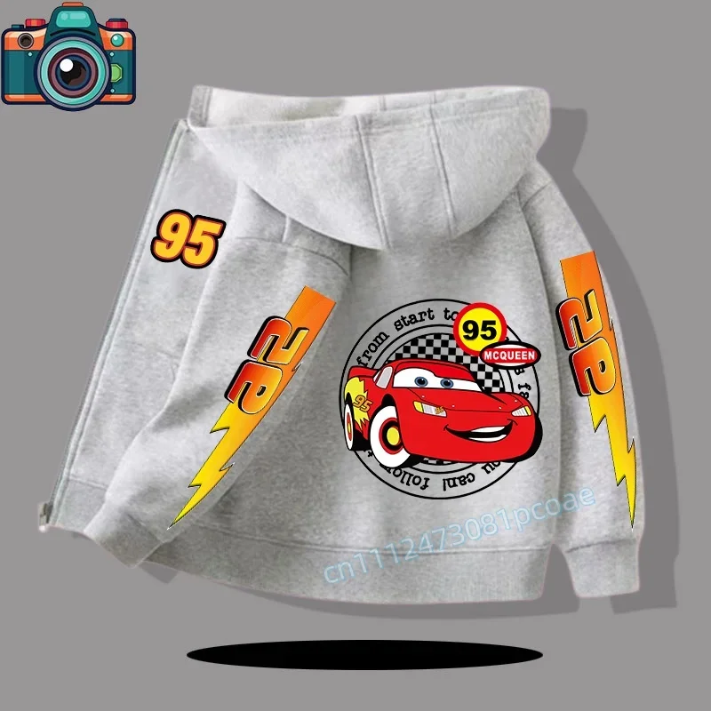 Modelo 2026, Chaqueta de Invierno con Estampado de Dibujos Animados de Otoño para Niños, con Cremallera y Capucha, Camiseta Casual para Niños y Niñas