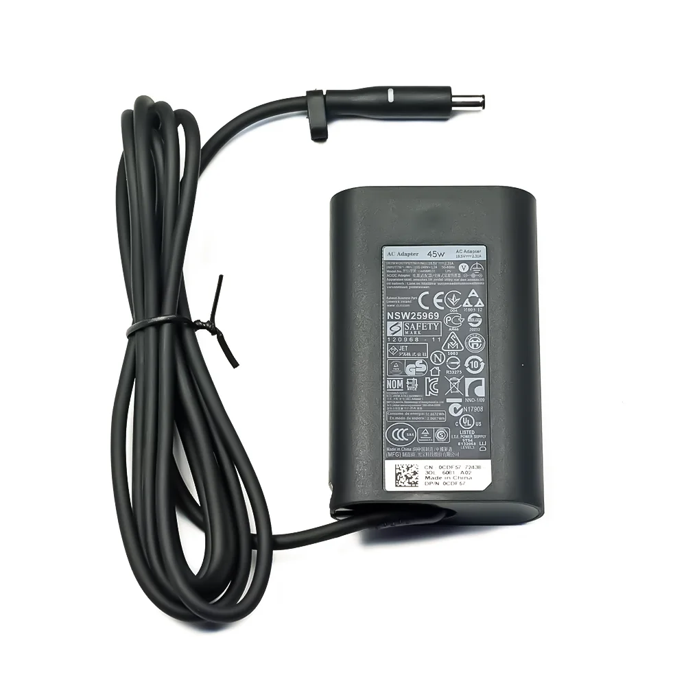 Laptop Adapter 4.5*3.0mm 19.5V 2.31A 45W Charger for Dell LA45NM131 DA45NM131 XPS 11 12 13 9350 Inspiron 11/13/14/15 7579 L322X