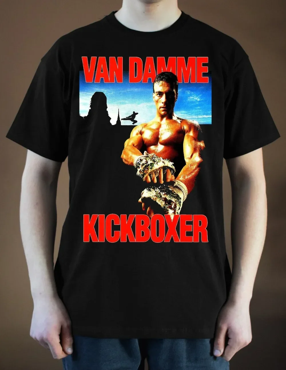 Kick Movie Poster Ver. 2 Jean-Claude New 2019 Spring Summer Autumn Men O Neck Short Sleeves Muscle Men'S T Shirts