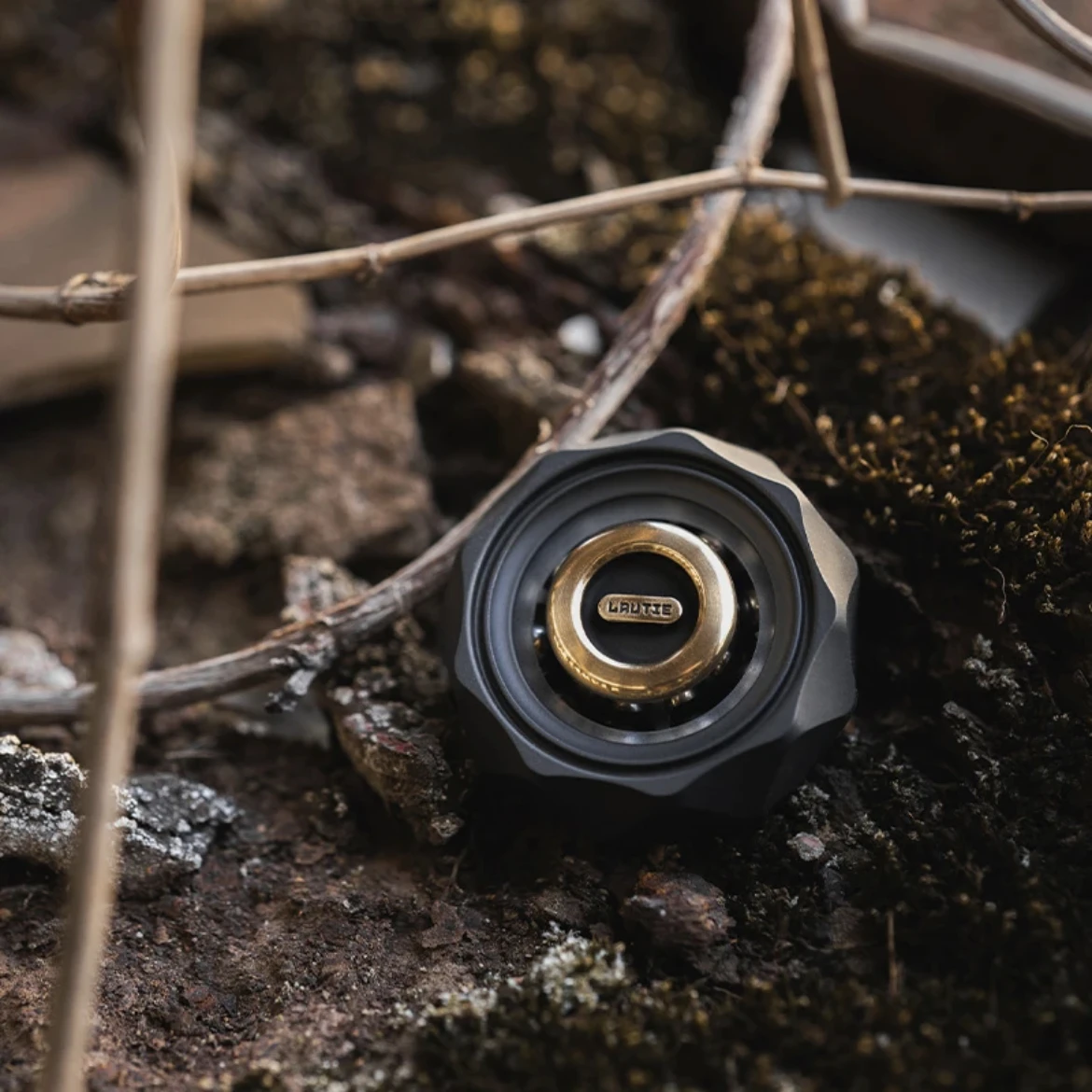 LAUTIE BIT-05 Metal Fidget Spinner Slider EDC juguetes antiestrés sensorial TDAH herramienta de enfoque juguetes inquietos giro suave y silencioso